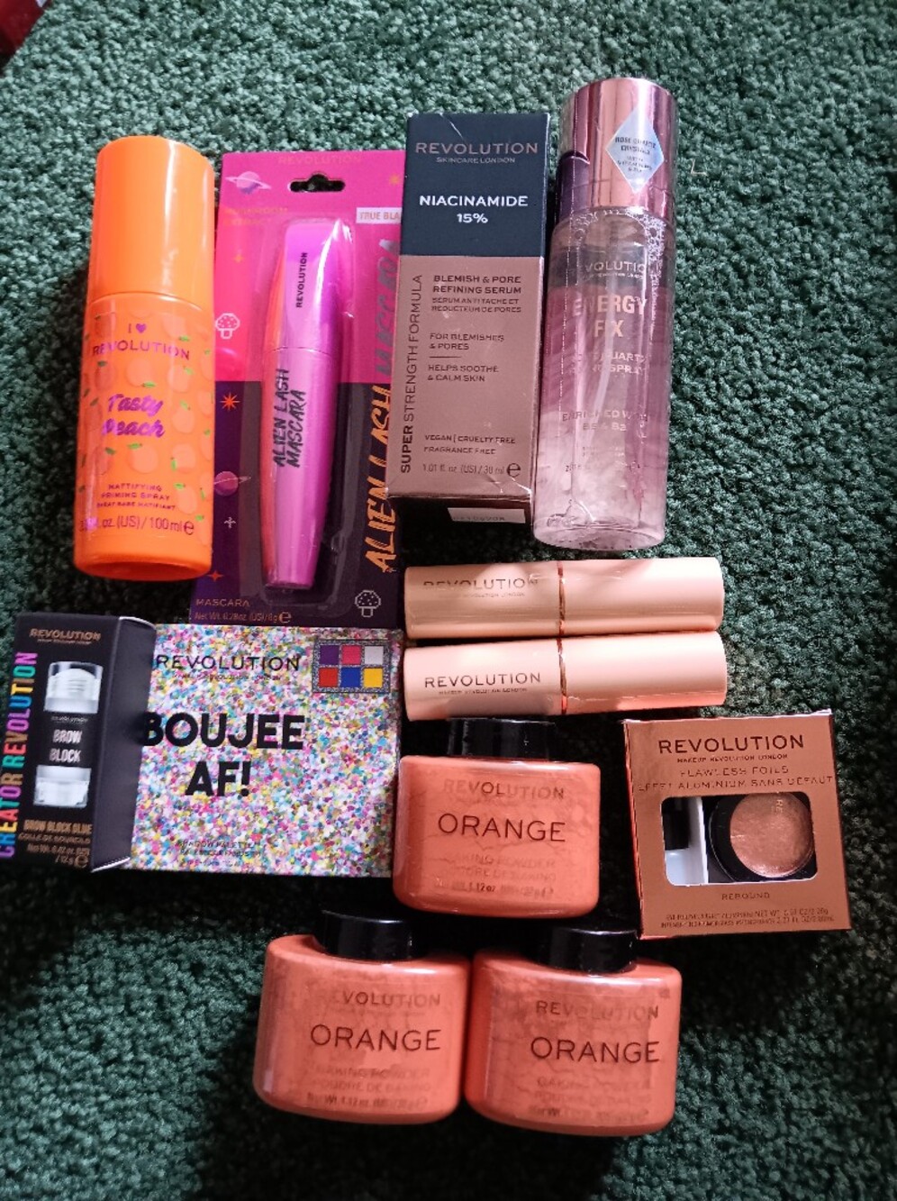 Revolution Women Makeup Bundle - Pink, Orange & Gold Shades